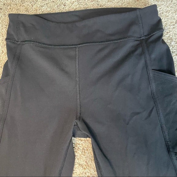 Lululemon Black Mesh leggings - Picture 6 of 8